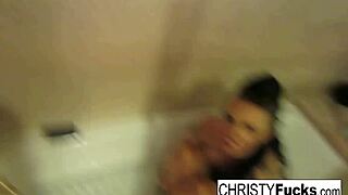 Sexy Christy Mack Masturbates In Makeup Room Bath