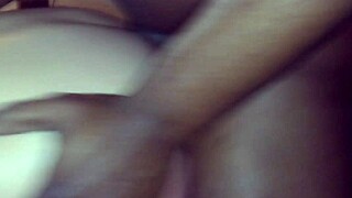 my girlfriend and her trans friend share big black cock in pov threesome