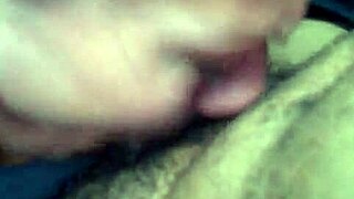 Bomb White Lady Sucks in Backseat of My Car at Night