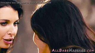 big tits babe gets a cumshot in the kitchen from monster cock