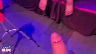 slut destroys his face with spit in full deepthroat