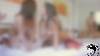 Lasirena69 and Tru Kait share a big dick in an orgy