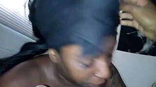 Can you handle this ebony superhead deepthroat?