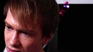 Two young 18+ cocks share Merceder Carrera in rough group shower hardcore fantasy