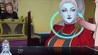 anime girl gives blowjob to monster cock creampie