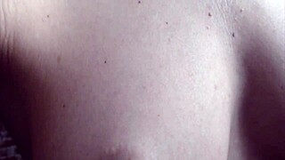 Blonde teens engage in webcam play at home