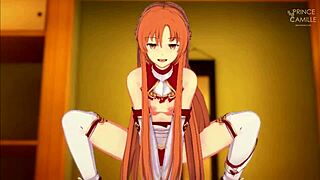 i can’t believe asuna’s wild pov sex in that village room