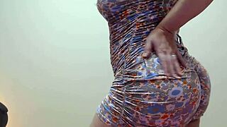 Dancing Mature Milf Twerks Big Ass in Sheer Webcam Show