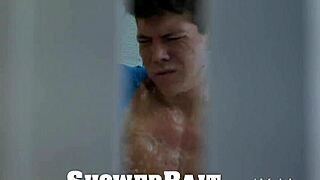 Rough Shower Action with Two Hunks in Steamy Anal Play