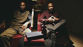 Ghostly blowjob in night club fantasy