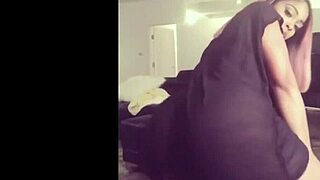 African girl in dress twerks like a total pro