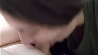 sexy wife blows husband and swallows his cum