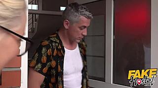 roundass beauty gets doggystyled outdoors with blowjobs