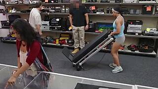 Spread Your Legs For Cash, Muscular Chick!