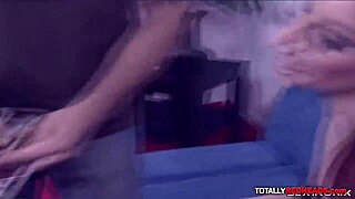 bald stud fucking this slutty redhead chick hard.