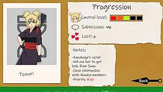 Temari's Full Slut Handjob in Jikage Rising Arc 2 Episode 6