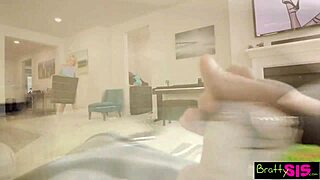 Why Are You JACKING OFF on the Sofa, Kate Bloom Asks Stepbro!