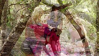 Outdoor Lesbian Action with Horny Pornstars Licking Wet Cunts and Sucking Boobs