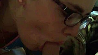 smoking whore deepthroats cock and swallows after face fucking