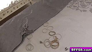 Lesbian neighbor catches and punishes three teen 18+ burglars with dildos