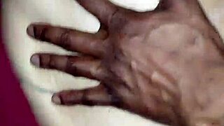 German bbw bent over in doggystyle with big black cock.