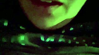 milf feels horny smoking in lacy bra and panties