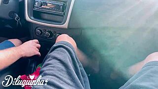 that tattooed brazilian driver was cute, so i gave him my dick outdoors?