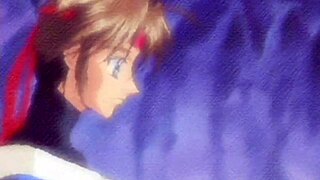 Asian teen superhero rides big cock in anime