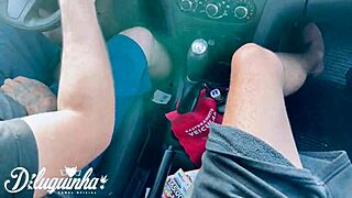 that tattooed brazilian driver was cute, so i gave him my dick outdoors?