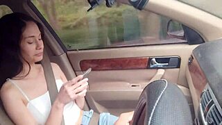 Best friend asks for a blowjob, we stop at highway rest area