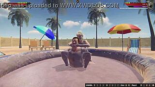 ethan vs scara 3d fight