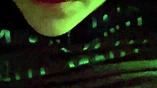 milf feels horny smoking in lacy bra and panties