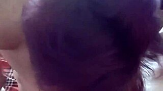 She serves cum on her big tits for breakfast.