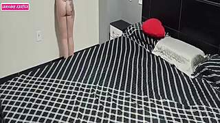 Watch me tease in white panties before he fucks me hard!