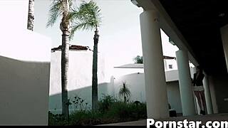 i finger my shaved pussy outside, horny teen aspen ora