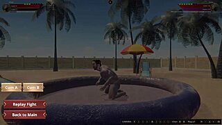 ethan vs scara 3d fight