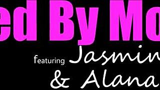 Step siblings threesome with hot milf.