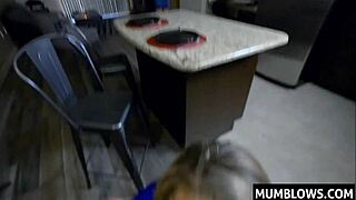 Stepdaughter saw stepmom blowing stranger, sparking taboo 3some.