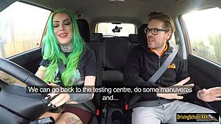 Phoenix Madina's Outdoor Bang With Tattooed Instructor