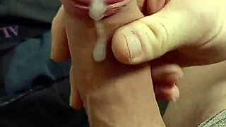 I jerk off my cock until horny cumshot release.