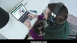 Lily Gets Stuffed By Big Cock Chris