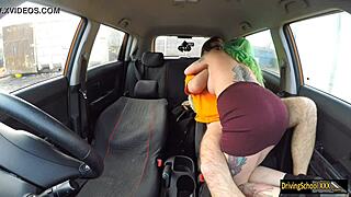 Phoenix Madina's Outdoor Bang With Tattooed Instructor