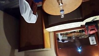 Girl in skirt at hotel part 2