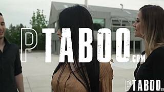 瘦弱萨莎罗斯和劳尔科斯塔激情上阵