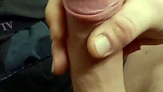 I jerk off my cock until horny cumshot release.