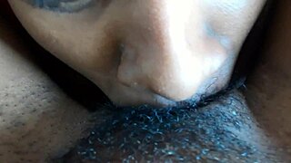 i love licking that ebony teen's ass in 69 position, face fucking her while she licks my ass back.