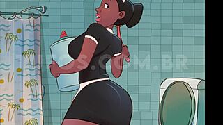 i'm pounding the maid's big ass in hardcore anal action