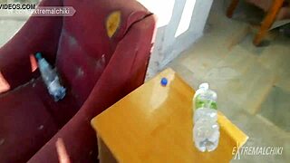 my straight friend helped me jerk off at this ruined building outdoors, it was wild