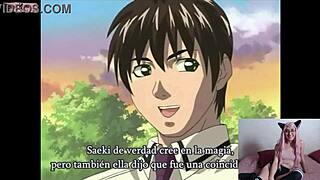 Nini reacts to hentai for first time in Bible Black cap 1 part 2.