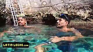 Jada Fire's natural tits milk his big white shaft